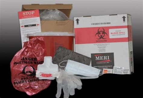 Biohazard Blood Spill Clean Up & Disposal Kit - Bodily Fluid Clean Up Kit