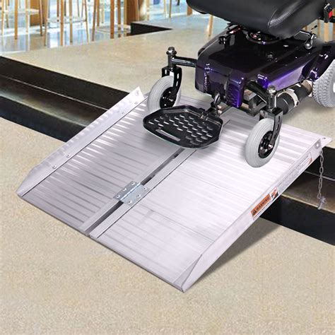 2’ Folding Wheelchair Ramp Mobility Handicap Scooter Threshold - Walmart.com - Walmart.com