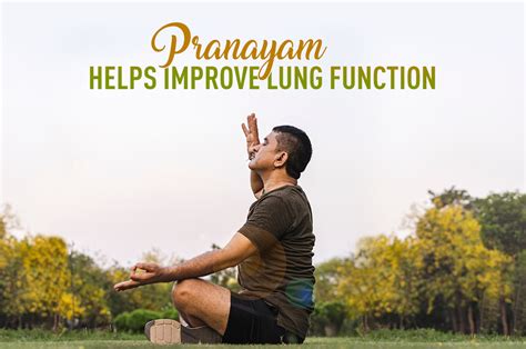 Pranayam helps improve lung function