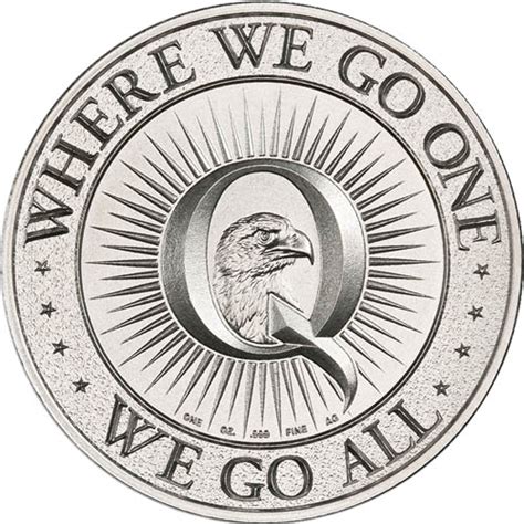 Buy 1 oz Silver Qanon Rounds - Silver.com