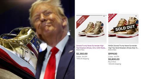 $399 Trump shoes are being scalped on eBay! | Al Bawaba