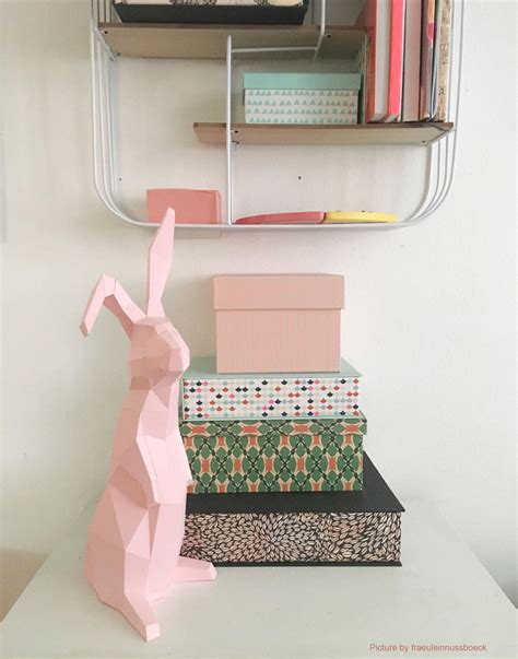 DIY Bunny Rabbit Sculpture Paper Bunny - Etsy