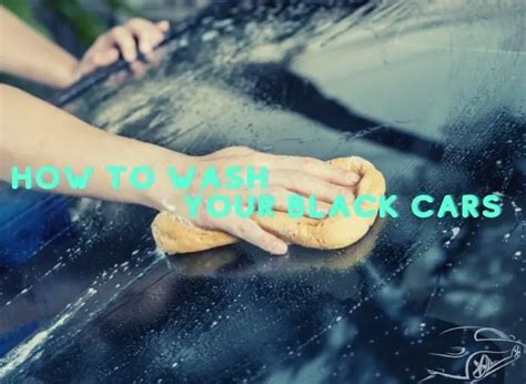 How to Wash a Black Car