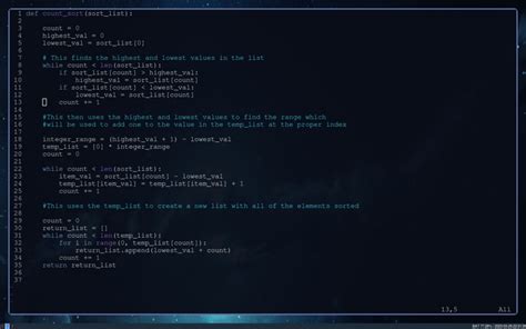 Vim Theme : Dark Blue : r/vim