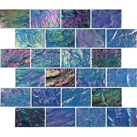 Dark Blue Blend, 2" x 3" | GC64872B13 | Glass Subway Tile – AquaBlu Mosaics