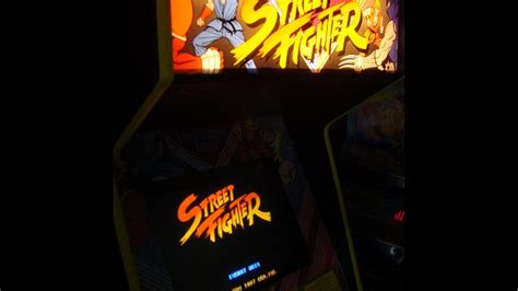 Street Fighter 1 Dedicated Arcade Game Cabinet from 1987! - Gameplay ...