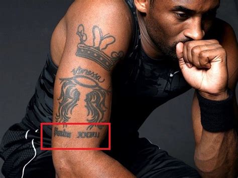 Kobe Bryant 5 Tattoos & Their Meanings - Body Art Guru