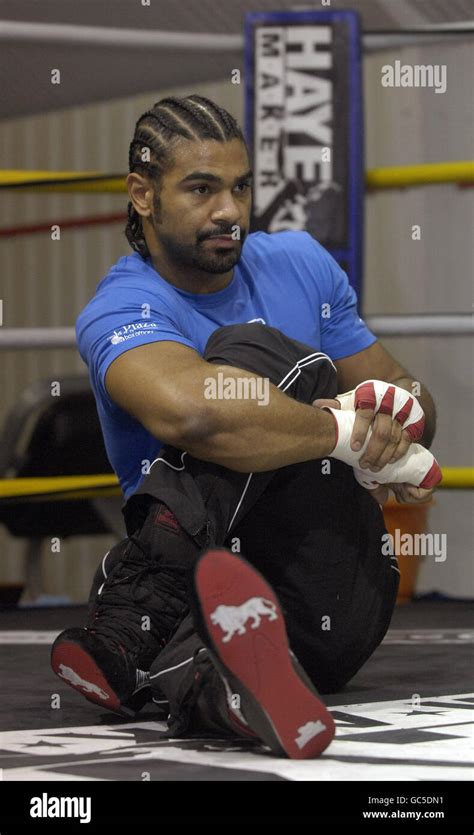 Boxing - David Haye Work Out - Haymaker Boxing Gym Stock Photo - Alamy