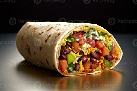 stock photo of Burrito mexico in plate mexican food photography ...