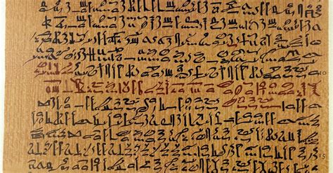 Reproduction of the Ebers Papyrus (Illustration) - World History ...