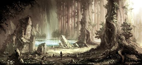 ArtStation - ancient forest