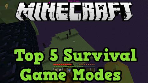 Minecraft Xbox One + PS4: Top 5 Game Modes (survival) - YouTube