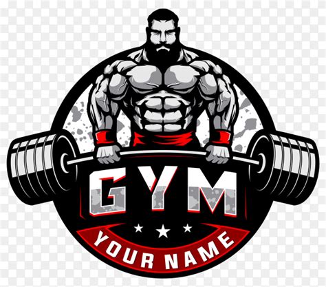 Bodybuilding And Gym Logo On Transparent Background Png Similar Png ...