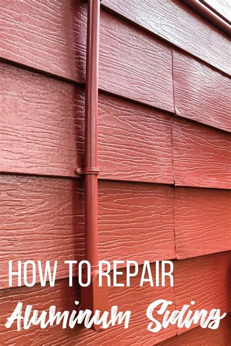 How to Repair Aluminum Siding - The Handyman's Daughter