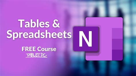 OneNote Tips for Tables and Excel Spreadsheets - YouTube