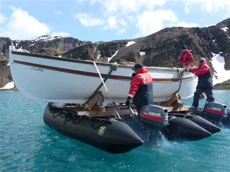 November 2008: The James Caird arrives at South Georgia Museum - South ...