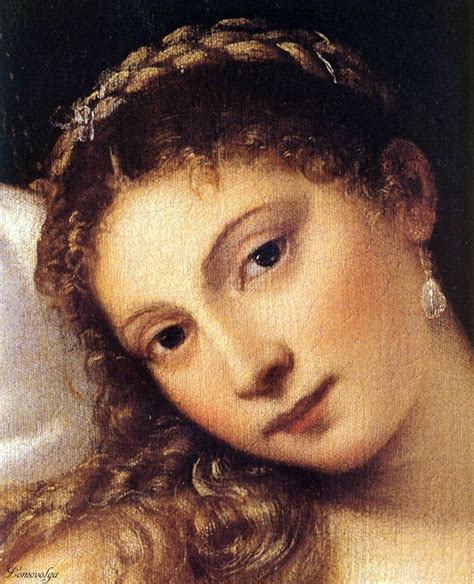 TITIAN - Venere di Urbino / Venus von Urbino. 1538. detail ...