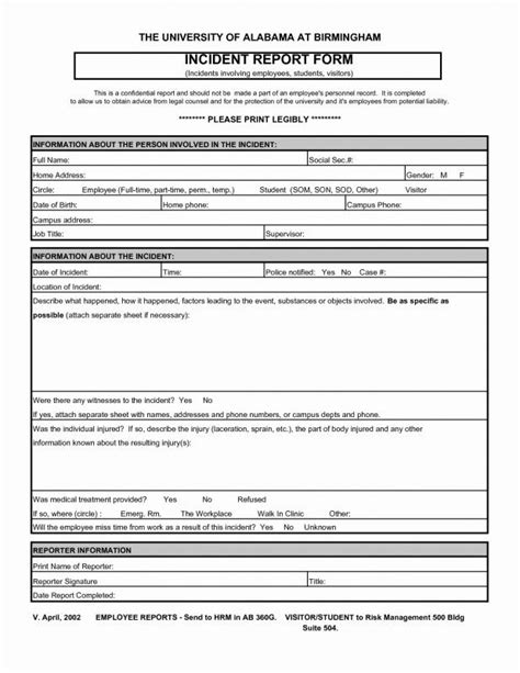 Ohs Incident Report Template Free Awesome It Incident Report Template My Spreadsheet Templates ...