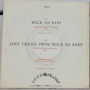 Johnny Nash Rock Me Baby 7 Inch | Buy from Vinylnet