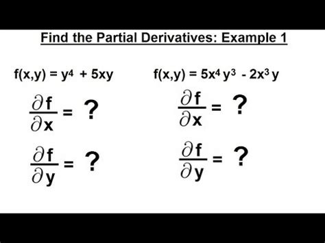 Calculus 3: Partial Derivative (5 of 30) Find the Partial Derivative: Example 1 - YouTube