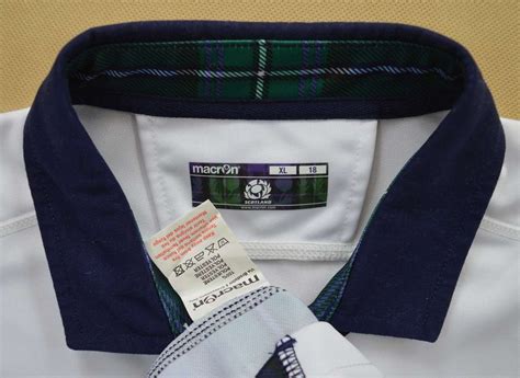 SCOTLAND RUGBY MACRON SHIRT XL Rugby \ Rugby Union \ Scotland | Classic ...