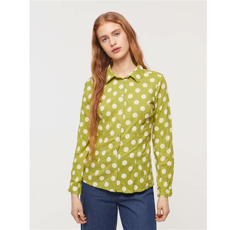 Shirt - BRANDS-WOMENS : Andersons / Noire - Nice Things S23 Light Green