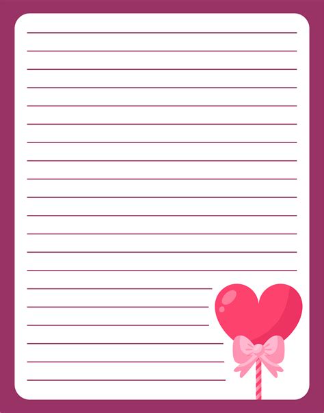 Cute Owls Love Letter Stationery - 10 Free PDF Printables | Printablee