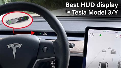 New Tesla Heads Up Display for Tesla Model 3 & Model Y! #tesla - YouTube