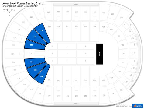 Dunkin Donuts Center Seating for Concerts - RateYourSeats.com