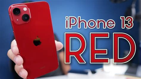 Red iPhone 13 Unboxing & First Impressions! - YouTube