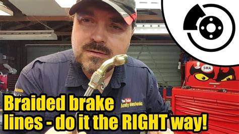 How to make Stainless steel braided brake lines the RIGHT way #1336 - YouTube