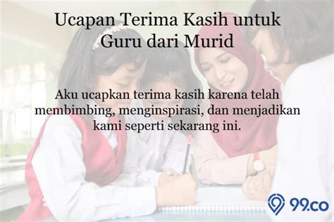 Ucapan Terima Kasih Untuk Guru Dari Murid Saat Perpisahan Kelas - IMAGESEE