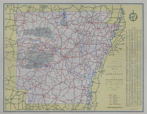 Map of Arkansas Highways | Harry S. Truman