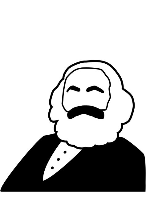 Clipart - Karl Marx (Icon)