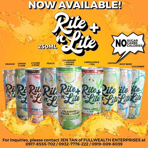 RITE N' LITE (250ml) * 24 pcs (1 case) - SEASONAL / LIMITED EDITION FLAVORS | Shopee Philippines