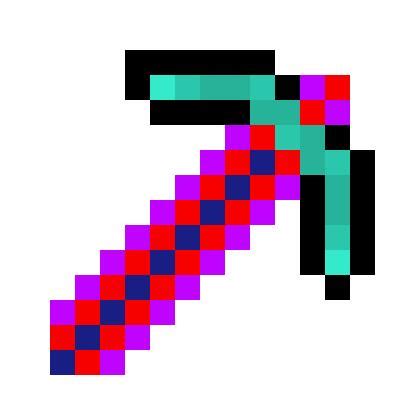 crystal pickaxe | Minecraft Items | Tynker