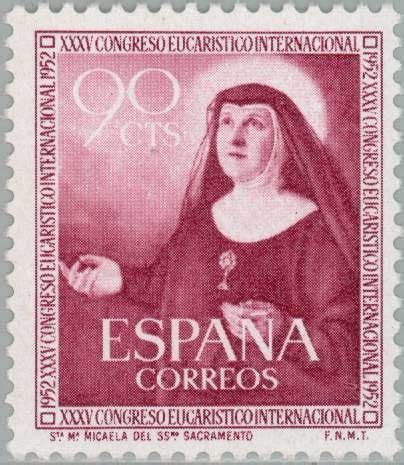 Congreso Eucaristico - 1952 Postal Stamps, Spain, Vivid Colors, Postage, Thankful, Europe, World ...