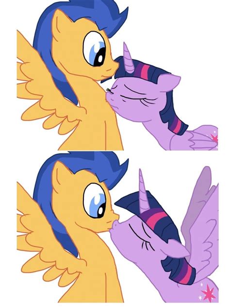 Twilight Sparkle And Flash Sentry Kiss