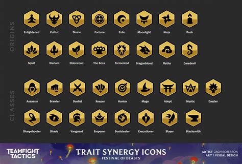 ArtStation - TFT Trait Icons for Festival of Beasts