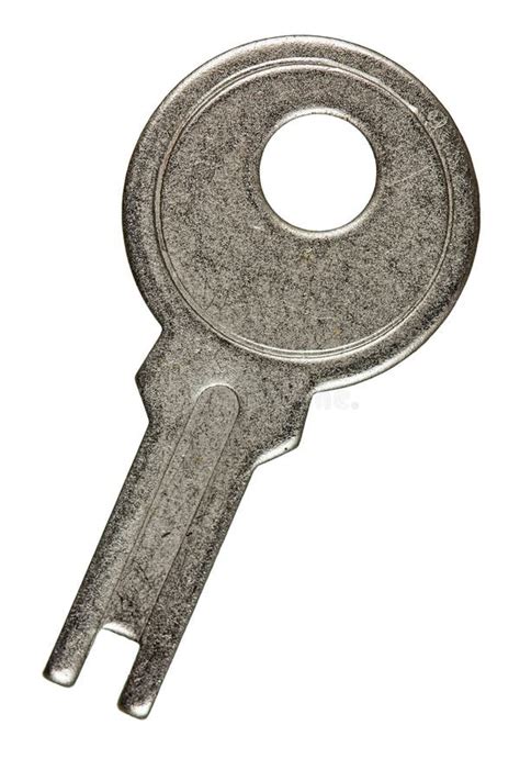 Old Key from Lock, Isolated on White Background Stock Image - Image of ...