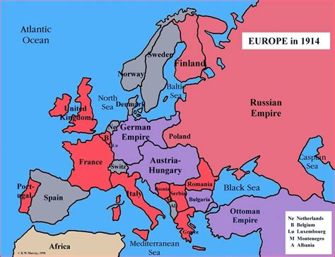 Map Depicting the Austro-Hungarian Empire