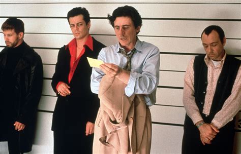 "The Usual Suspects" movie still, 1995. L to R: Stephen Baldwin ...