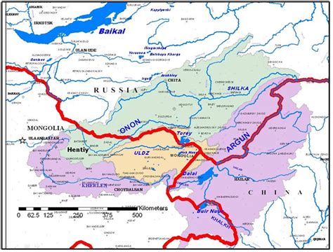 Amur River Map