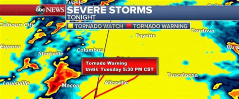 'Large' and 'Extremely Dangerous' Tornado Tears Through Alabama - ABC News