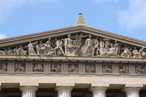 pediment | The pediments are the ends of the Parthenon (faci… | Flickr