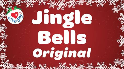 Jingle Bells Original Christmas Song with Lyrics 🎅 - YouTube