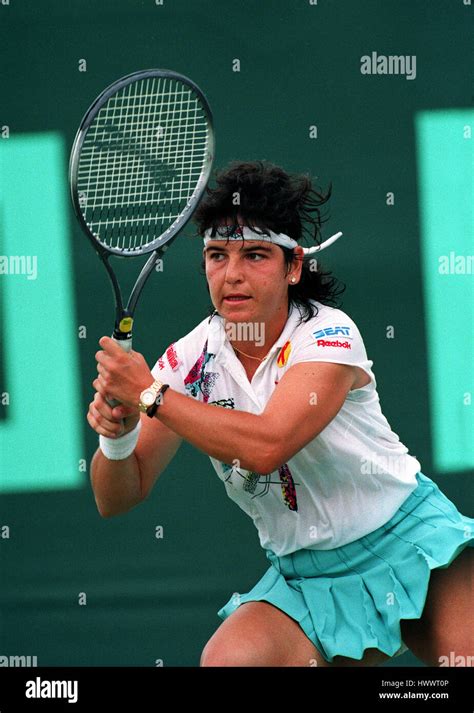 ARANTXA SANCHEZ VICARIO SPAIN 22 March 1993 Stock Photo, Royalty Free Image: 136406614 - Alamy