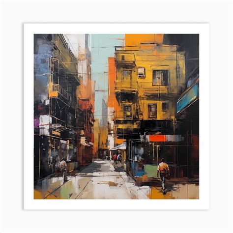 Hong Kong Street Art Print by Artistic Alchemy - Fy