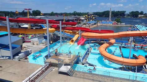 Indiana Beach Lazy River & Water Park Fun! HOT Summer Day At Indiana ...