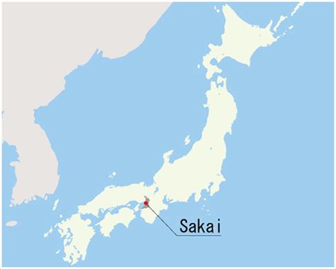 Sakai Map and Sakai Satellite Image